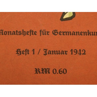 Monthly magazine printed by Ahnenerbe - Germanien. Espenlaub militaria
